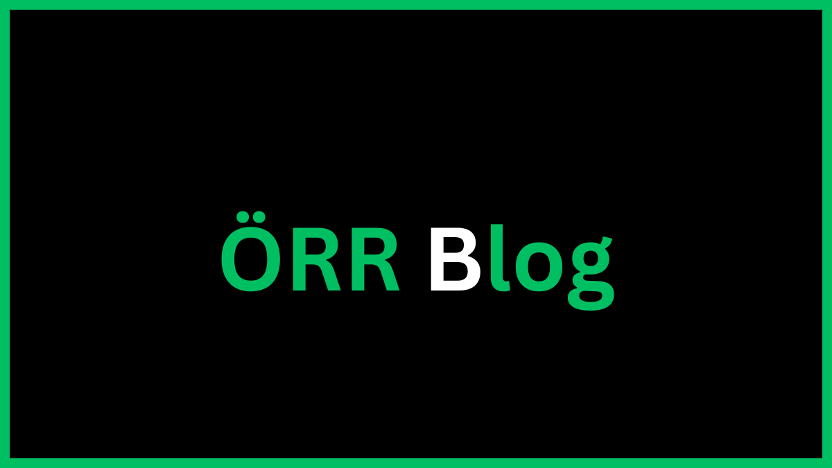 ÖRR Blog